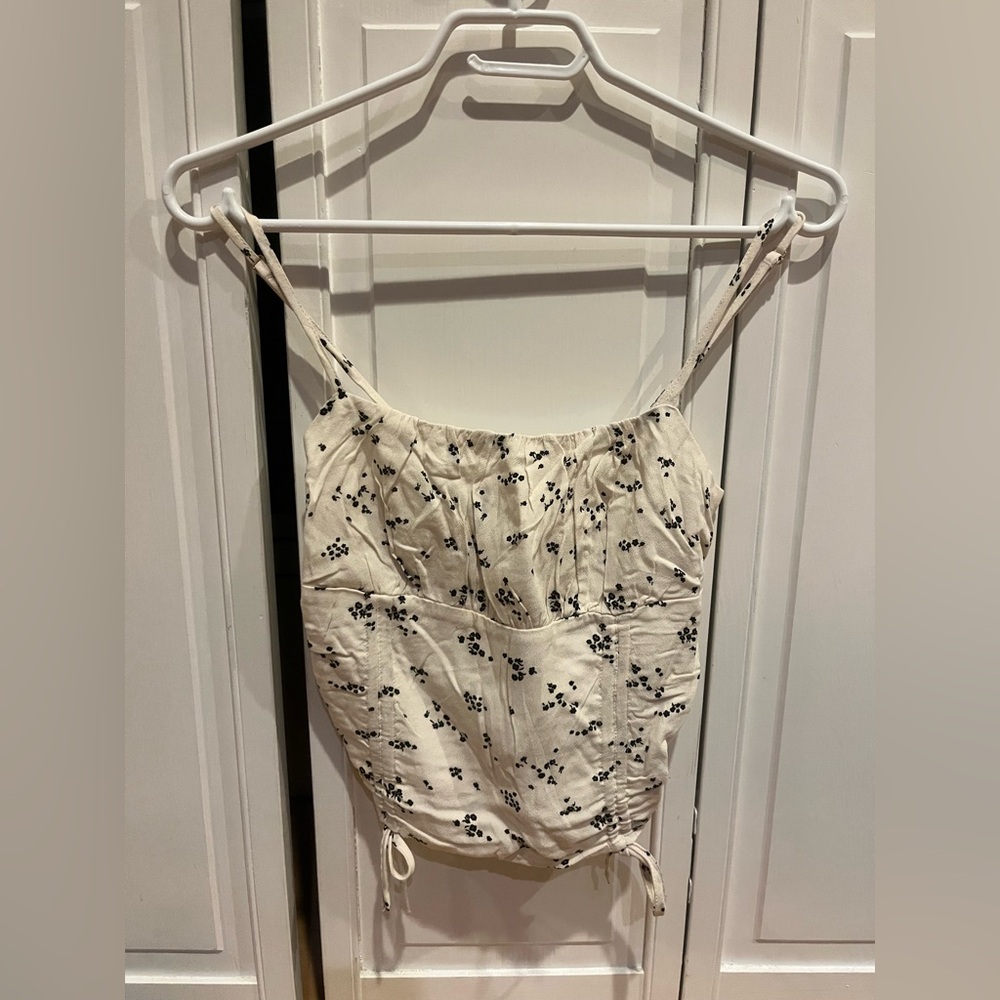 NWT Saltwater Lux flower summer top (xsmall)